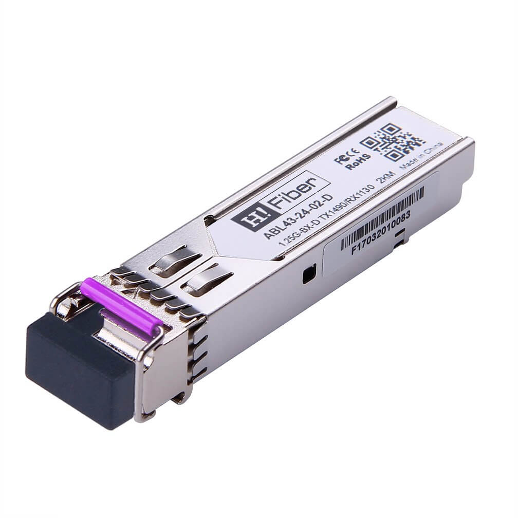 1000BASE-BX-D SFP BIDI Tx1490nm/Rx1310nm 2km DOM SMF Transceiver Module Customized