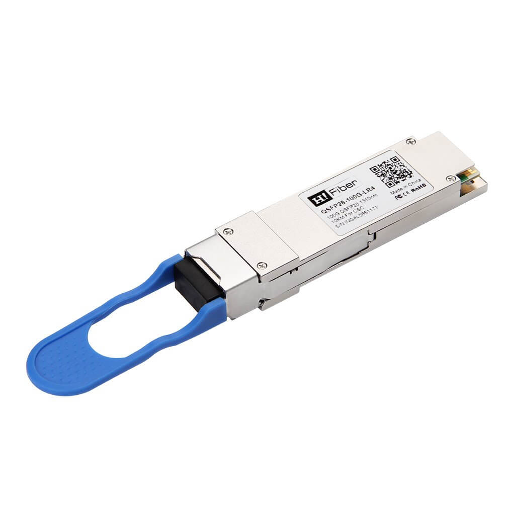 100GBase-LR4 QSFP28 CWDM 10km DOM SMF Transceiver Module Customized