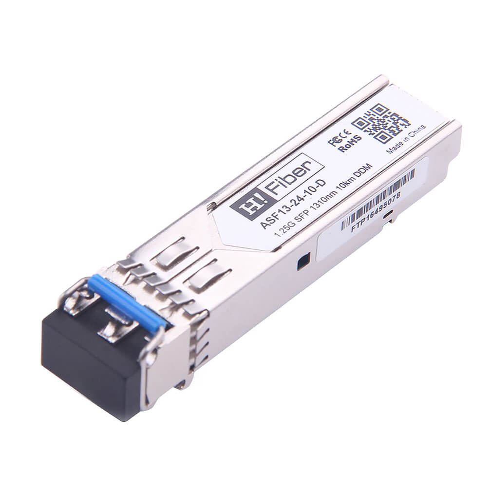 Juniper SFP-1GE-LX Compatible 1000BASE-LX/LH SFP 1310nm 10km DOM Transceiver Module for MMF/SMF