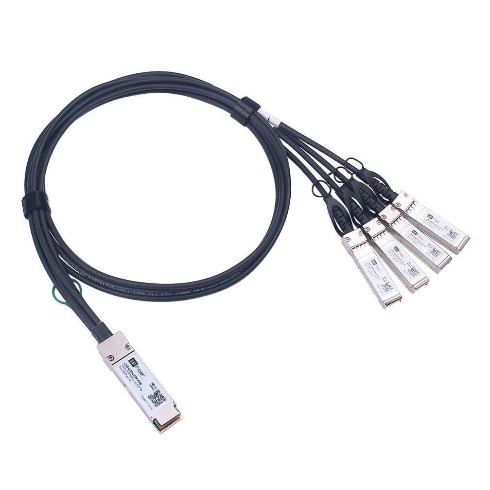 Brocade 100G-QSFP-4SFP-P-3 Compatible 3m(10ft) 100G QSFP28 to 4x 25G ...