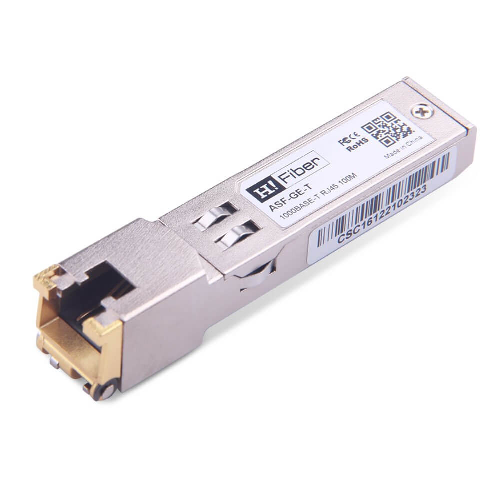 Cisco GLC-TA Compatible 10/100/1000BASE-T SFP  RJ45 CAT5e Transceiver Module