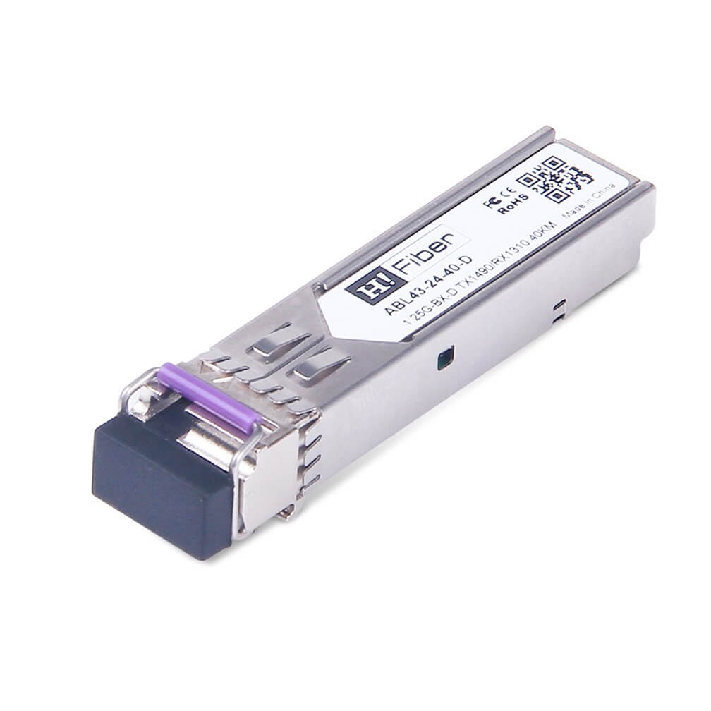 Arista SFP-1G-BXDA-40 Compatible 1000BASE-BX40-D SFP BIDI Tx1490nm/Rx1310nm 40km DOM Transceiver Module for SMF