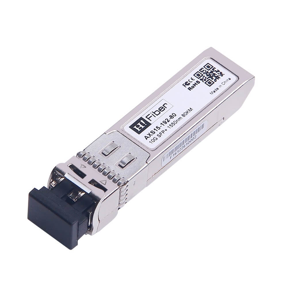 Cisco SFP-10G-ZR Compatible 10GBASE-ZR SFP+ 1550nm 80km DOM Transceiver Module for SMF