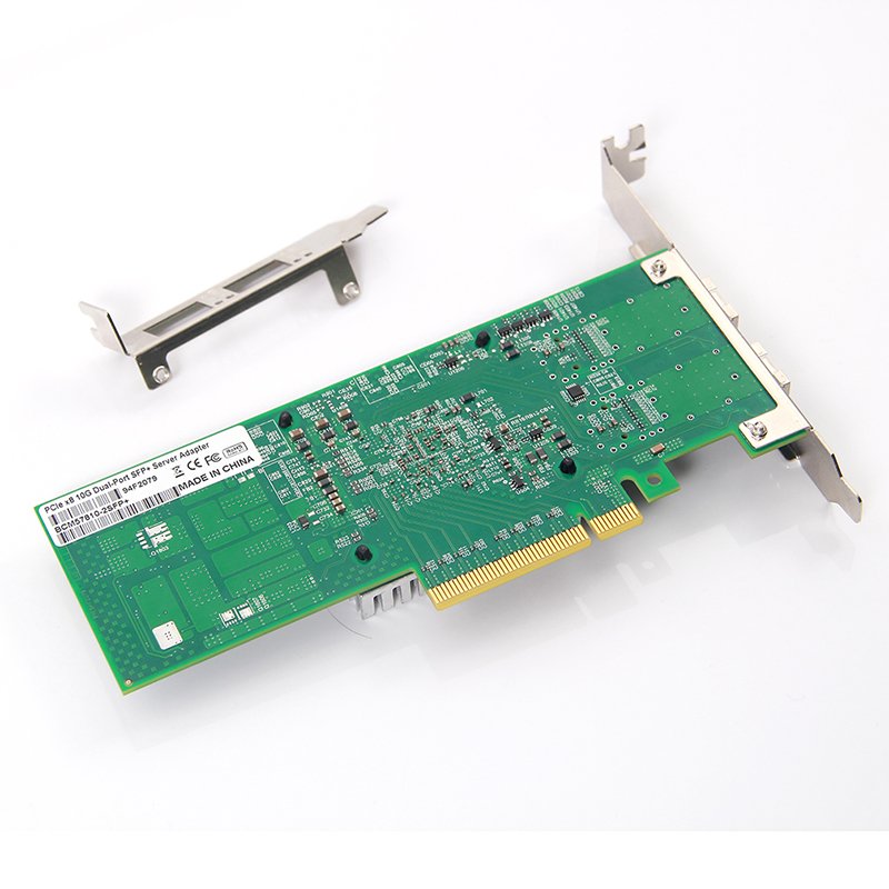 Carte Réseau 10Gbe Pcie Broadcom 57810S Chip, Dual Sfp+ Ports, 10Gbit