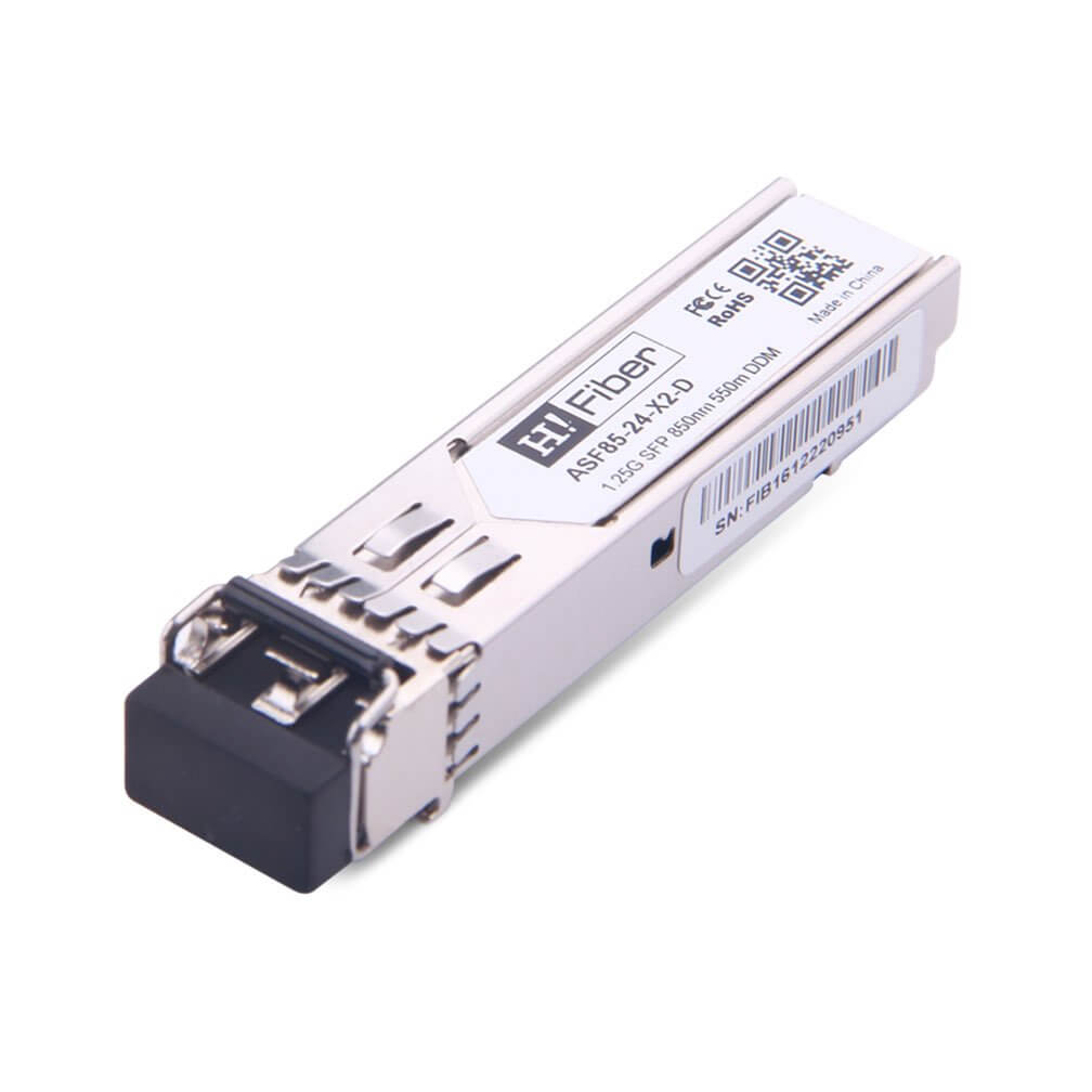Cisco MGBSX1 Compatible 1000Base-SX SFP 850nm 550m DOM Transceiver Module for MMF