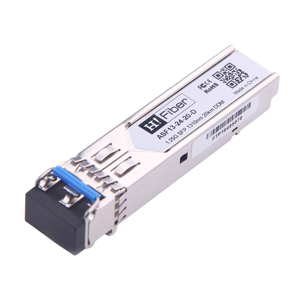 Arista SFP-1G-LX-20 Compatible 1000BASE-LX/LH SFP 1310nm 20km DOM Transceiver Module for SMF