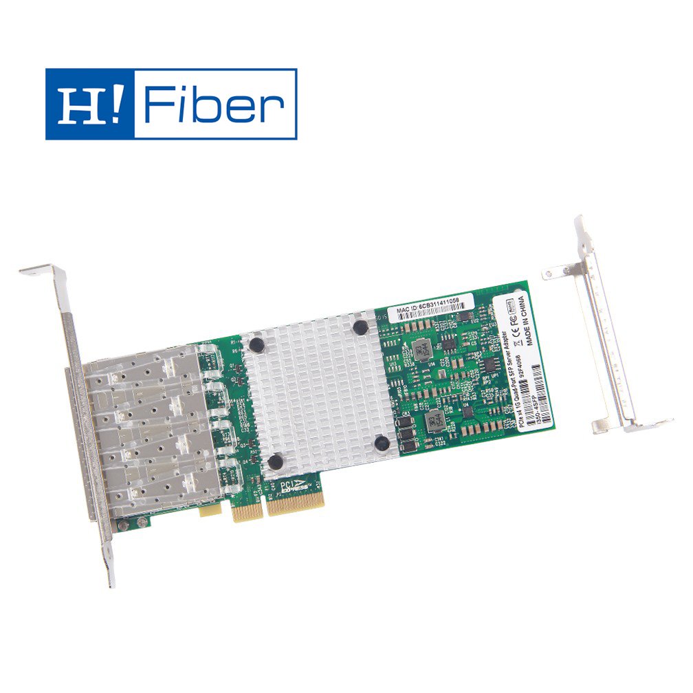 1Gb/s Ethernet Network Adapter, compatible for Intel I350-F4