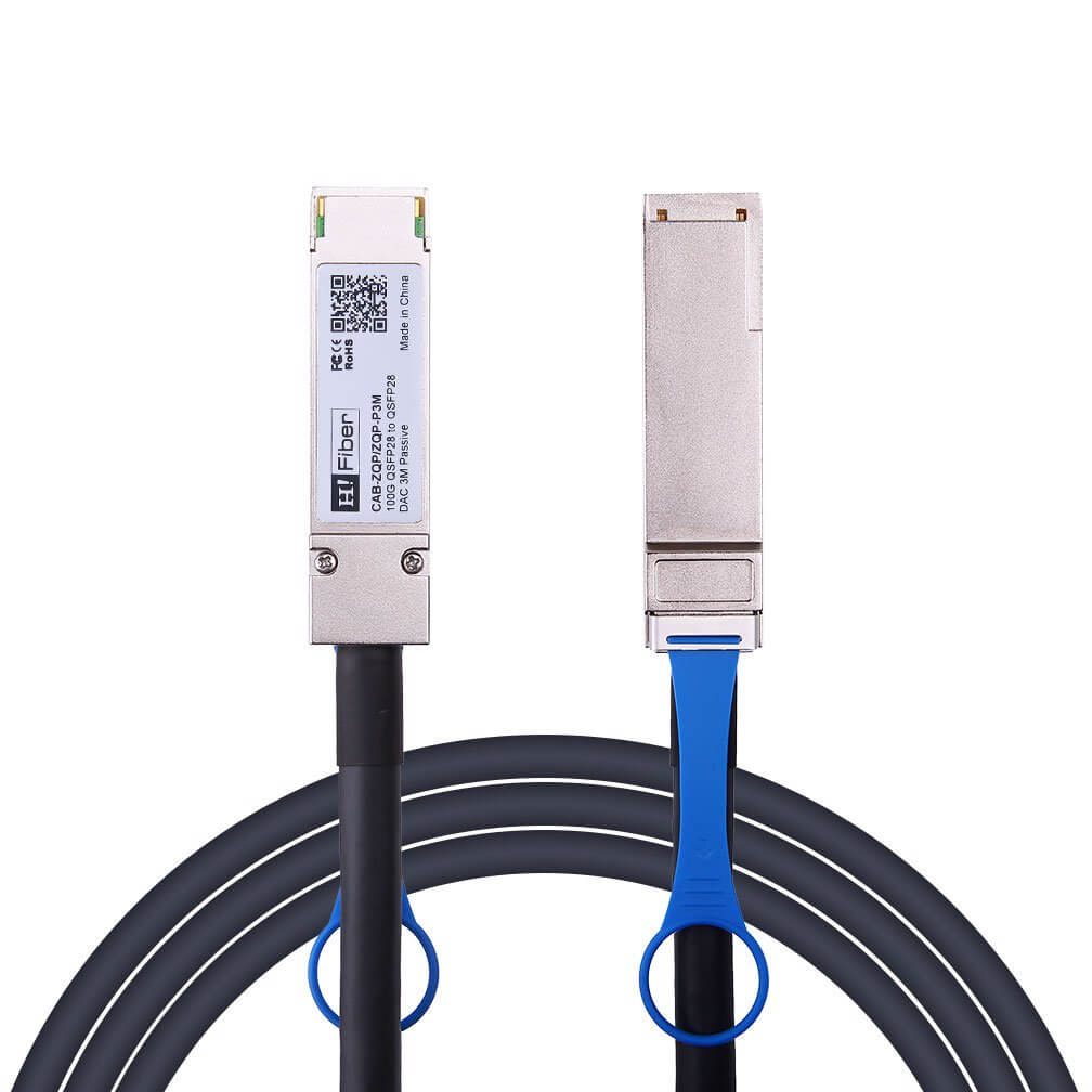 Huawei QSFP28-100G-CU3M Compatible 3m(10ft)  100G QSFP28 to QSFP28 Passive DAC Twinax Cable, 30AWG