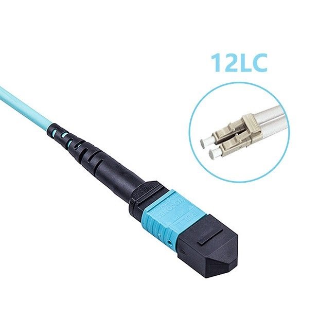 MTP to 12LC, SMF, Fiber Patch Cord