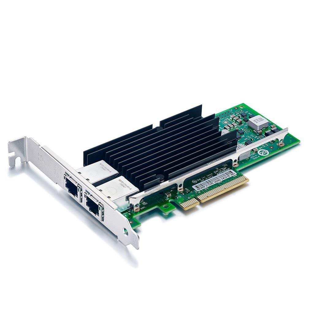 10Gb/s Converged Network Adapter (CNA)/NIC, Compatible Intel X540-T2