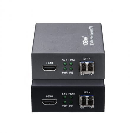[HDMI to SFP+ Converter (A pair)] + [2x SFP+ LR] Kit1