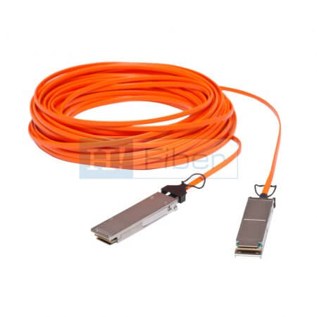 Broadcom AFBR-7QER20Z Compatible 20m(66ft) 40G QSFP+ to QSFP+ AOC(Active Optical Cable),MMF