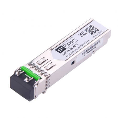 1000Base-EX SFP 1550nm 40km DOM SMF Transceiver Module Customized