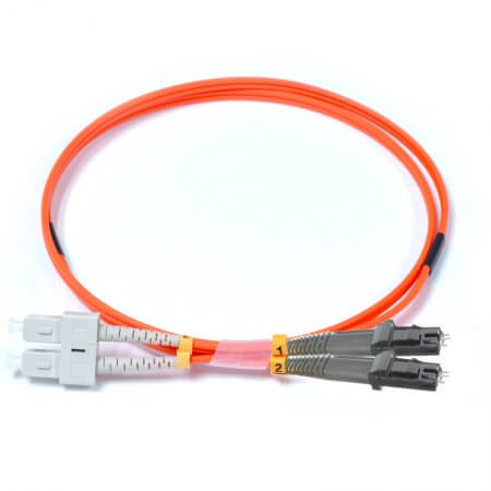 SC to MTRJ , Multimode OM1 62.5/125μm,Duplex