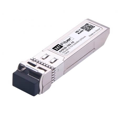 Brocade 10G-SFPP-BXD-S Compatible 10GBASE-BX10-D SFP+ BIDI Tx1330nm/Rx1270nm 10km DOM Transceiver Module for SMF