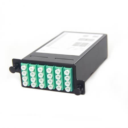 24 Core MPO Box, 3 ports MPO to 3x 8 ports LC connectors, OM3, MMF