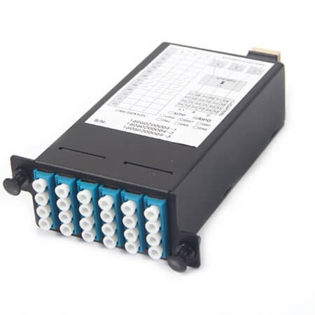 24 Core MPO Box, 3 ports MPO to 3x 8 ports LC connectors, SMF