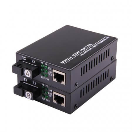 A7S1-33-1FX1TX-H-SC20, 10/100M Singlemode Media Converter