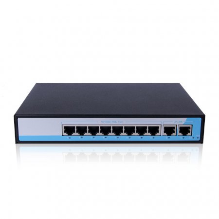120W 8-Port Fast Ethernet PoE Switch 10/100Mbps, with 120W 8-PoE Ports, Support IEEE 802.3af/at