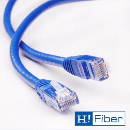 24AWG CAT6 UTP Patch Cord, RJ45 Network Cable - Blue, MOQ=3KM