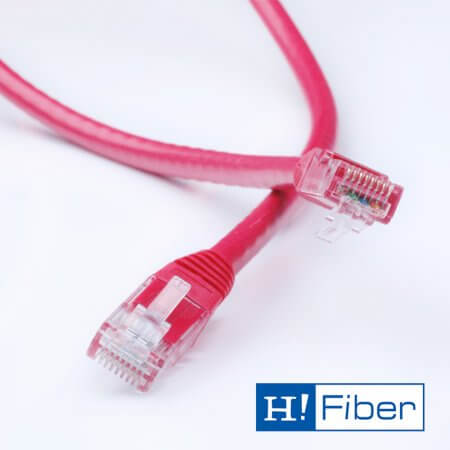 24AWG CAT6 UTP Patch Cord, RJ45 Network Cable - Red
