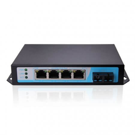 5-Port PoE Switch, with 4x 10/100Mbps PoE Ports, Unmanaged, 802.3af, 65W Power Budget, application for Access points, VoIP phone, IP Camera-2