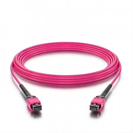 MPO, OM4, 8Core Fiber Patch Cord