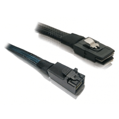 HD MiniSAS SFF-8643 to MiniSAS(SFF-8087) internal cable, 0.5-Meter