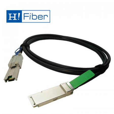 1m(3ft)  40G 40G QSFP to MiniSAS(SFF-8088) DDR Passive DAC Twinax Cable,AWG28/AWG30 Customized