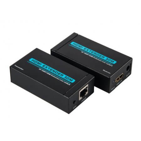 HDMI to RJ45 (Single) Extender, 30-Meter, Full HD 1080P