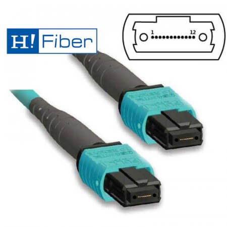 MPO, SMF, 8Core Fiber Patch Cord