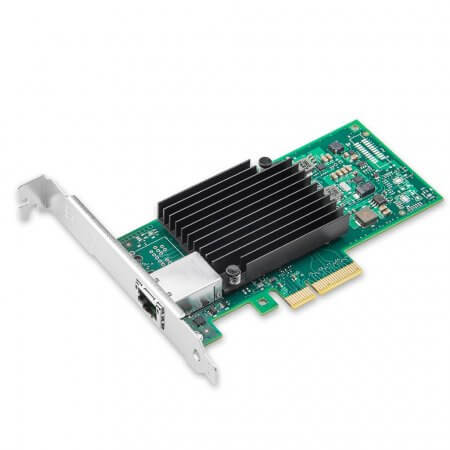 10Gb/s Converged Network Adapter (CNA)/NIC, Compatible Intel X550-T1