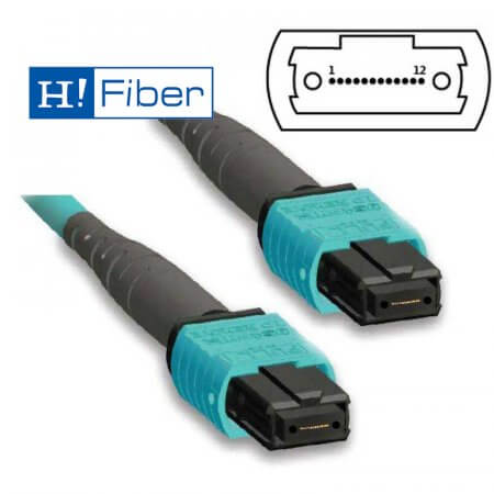 MPO, OM3, 24Core Fiber Patch Cord