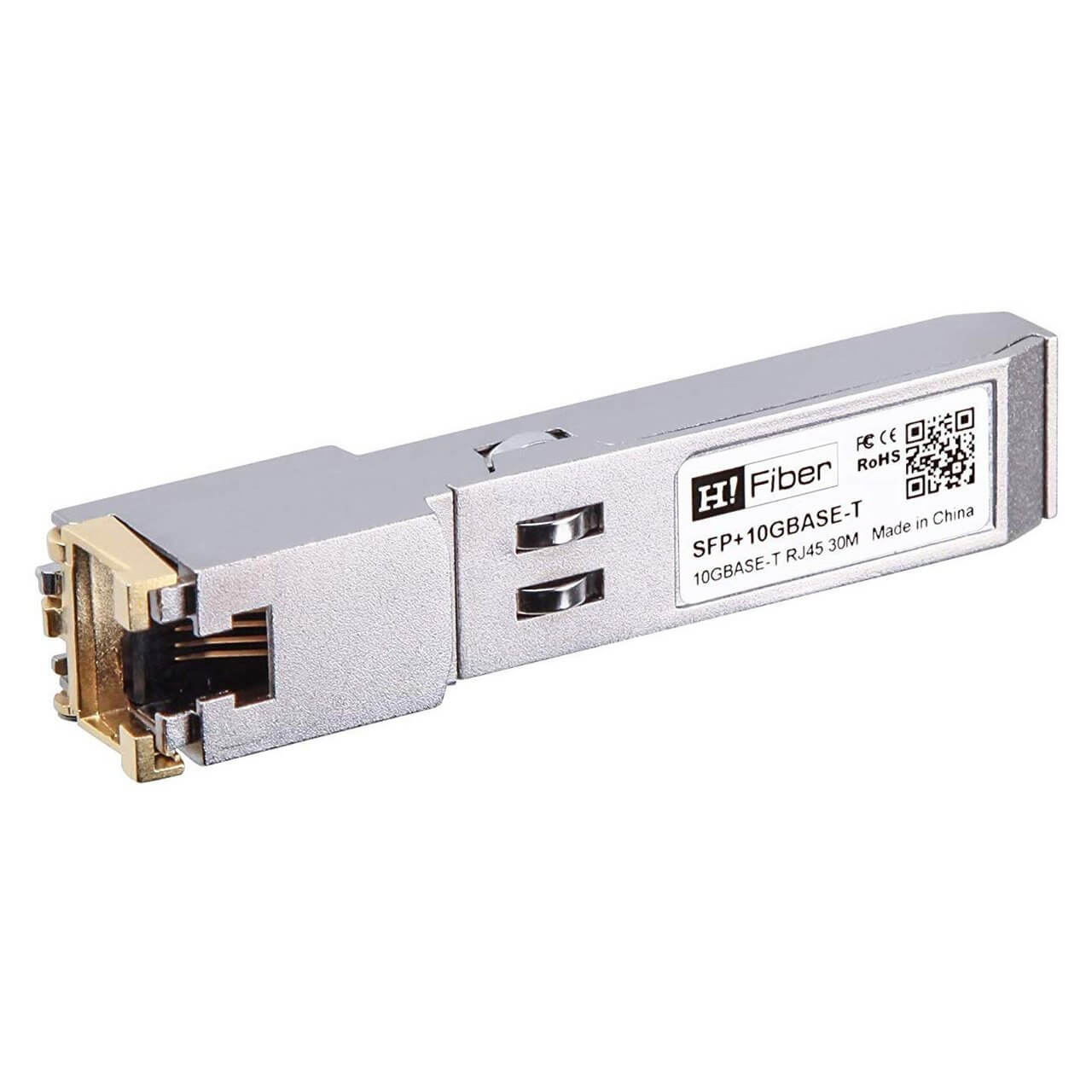 SFP+ Copper Transceiver 10GBase-T, Cat 6a/7, 30M 4