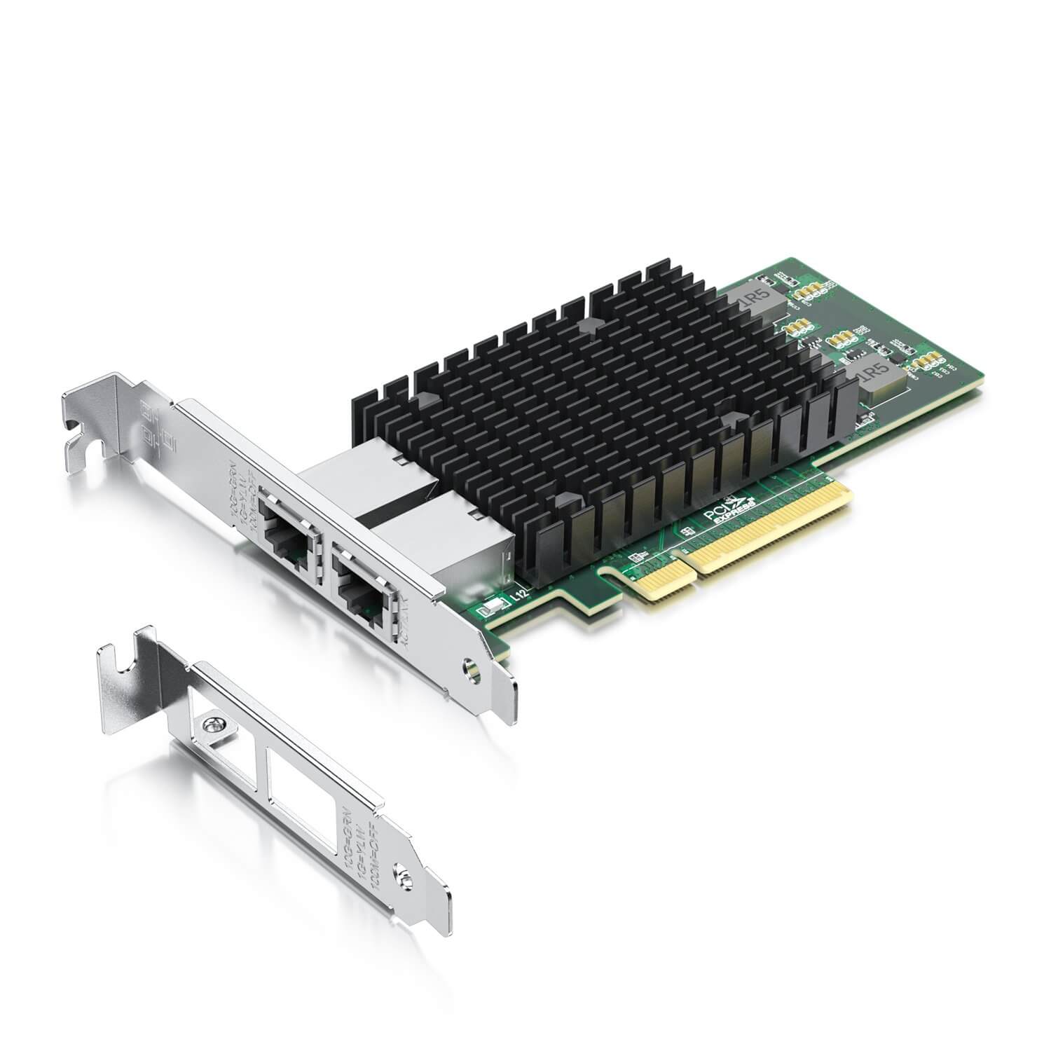 10Gb/s Converged Network Adapter (CNA)/NIC, Compatible Intel X540-T2