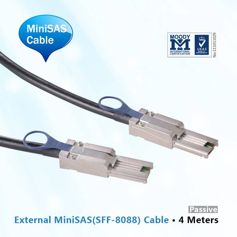 External MiniSAS Cable, 4-Meter