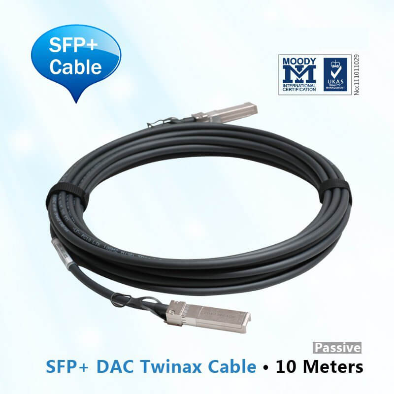 Extreme 10307 Compatible 10m(33ft) 10G SFP+ Passive DAC Twinax Cable, 24AWG