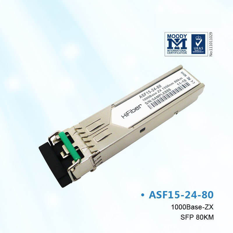 HP ProCurve J4860C Compatible 1000BASE-ZX SFP ZX 1550nm 80km Transceiver Module for SMF