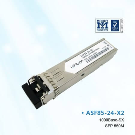 H3C JD118A Compatible 1000BASE-SX SFP SX 850nm 550m Transceiver Module for MMF